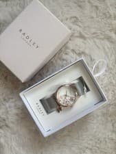 Image of RADLEY Ladies Silver Mesh Strap Watch RY4399