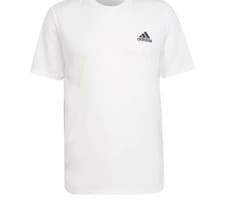 Image of New Mens Adidas QT Tee T Shirt Crew Neck Short Sleeve White Size 2XL