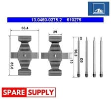 Image of ACCESSORY KIT, DISC BRAKE PADS FOR MERCEDES-BENZ W203 CL203 ATE 13.0460-0275.2