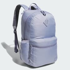 Image of adidas Girl's Silver Viole Purple/Grey Classic 3S 5 Laptop Backpack (JK3397) NWT