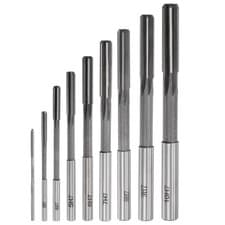 Image of 9pcs 2mm-10mm Chucking Reamer Set H7 Lathe Machine Reamer Straight Flute