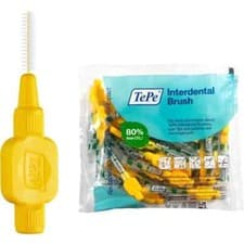 Image of TEPE Original Interdental Brush, Yellow 0.7mm, Pack of 25 Brushes