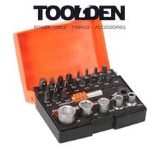 Image of Bahco 2058/S26 1/4" Small Bit and Socket Set (26 Pieces)