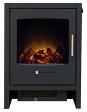 Image of Adam Bergen Electric Stove in Charcoal Grey