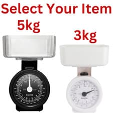 Image of Salter Dietary Mechanical Kitchen Scales 3kg/5kg Capacity 5g Small Kitchen Food