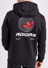Image of Adidas Originals Fleece Hoodie Mens Sizes: Extra Small, Small New RRP: £60