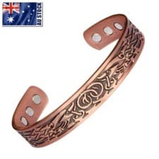 Image of Pure Copper Magnetic Therapy Bracelet Arthritis Pain Relief Men Women Healing AU
