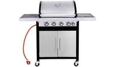 Image of Argos Home Deluxe 4 Burner Gas BBQ
