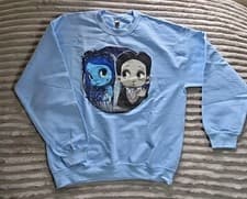 Image of Tim Burton’s Corpse Bride Sweatshirt Women’s Size L , Heatpressed By Me