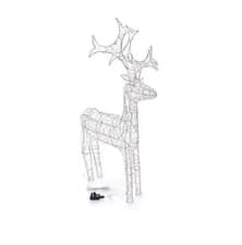 Image of Outdoor Reindeer Christmas Decoration - Warm White - 90cm