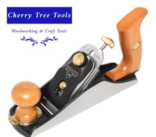 Image of Stanley Bailey No 4 Sweetheart Plane with Cherry Wood Handles, Smoothing Tool