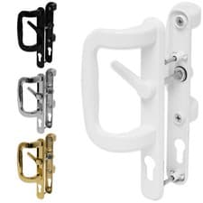 Image of uPVC Sliding Patio Door Handle 92mm - Inline Sparta Lever Pair Set