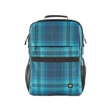 Image of HP Laptop Backpack Tartan Campus XL Plaid Blue Padded For 13 14 15.6