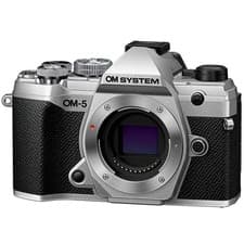 Image of OM SYSTEM OM-5 Mirrorless Digital Camera Body - Silver