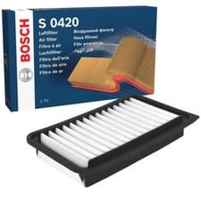 Image of Bosch F026400420 Air Filter For Opel Agila B Suzuki Splash Swift Vauxhall Agila