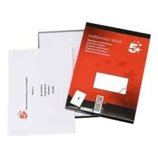 Image of 5 Star Office Multipurpose Labels Laser Copier Inkjet 297x210mm (Pack of 1000)