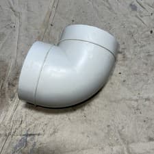 Image of Ducting Pipe Elbow 125mm / 90 Degree Tube Bend Connector Adaptor KO125-23/90