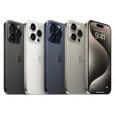 Image of Apple iPhone 15 Pro 128GB/256GB 5G Unlocked Silver Brand New Excellent Condition