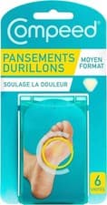 Image of Compeed Callus Plasters, 6 Hydrocolloid Plasters, Foot Treatment, Fast Natural