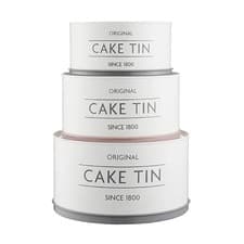 Image of Mason Cash Innovative Kitchen Set Of 3 Cake Tins
