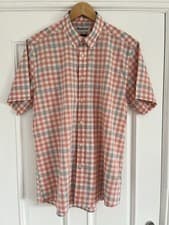 Image of Barbour Men's Short Sleeve Check Shirt Regular Size L
