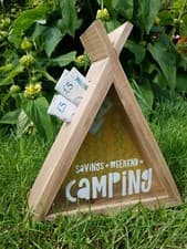Image of Camping money box- Teepee