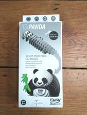 Image of BNIB: EUGY Panda No 13 Build Your Own 3D Model Cardboard Kit Kids Creative Craft