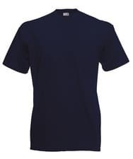 Image of Fruit of the Loom Plain Blank Mens Mans Cotton Tee Shirt Tshirt Value T-Shirt