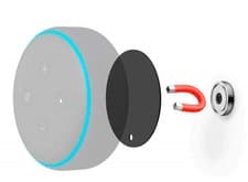 Image of Hama Wall Mount Ceiling Mount Magnetic for Amazon Echo Dot 2 3 Gen Input