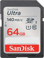 Image of Sandisk 64GB Ultra SDXC Card, SD Card, Memory Card with up to 140 Mb/S Read Spee