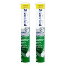 Image of 2x Steradent Active Fresh Daily Cleanser - 30 Tablets