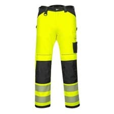 Image of Portwest PW3 Hi-Vis Women's Stretch Work Trousers Reflective PW385