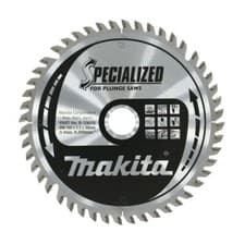 Image of Makita 165mm 48 Tooth Plunge Saw Blade 20mm Bore Wood Clean Cut B-33015