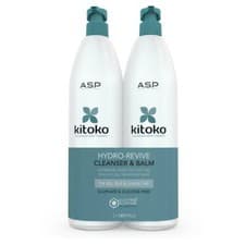 Image of NEW Kitoko Hydro-Revive Cleanser & Balm 1000ml Twin Pack