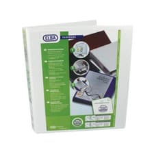 Image of Elba Panorama 25mm 2 D-Ring Presentation Binder A4 White Pack of 6 40000841