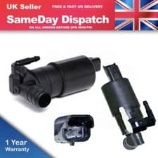 Image of  TWIN OUTLET WASHER PUMP FOR FIAT SCUDO, ULYSSE, LANCIA PHEDRA 9643447980