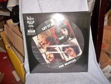 Image of THE BEATLES PICTURE DISC ALBUM LET IT BE LIMITED EDITION SEALED UNPLAYED FAB !