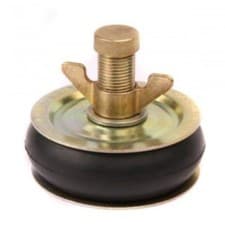Image of Bailey Drain Test Plug, Bung - Various Sizes ¾" - 6" - Plastic or Brass Caps