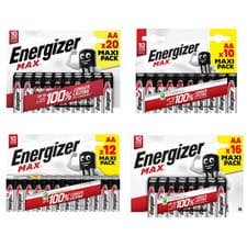 Image of Energizer AA MAX Alkaline Powerseal Batteries LR6 MN1500 MIGNON 2031 Expiry