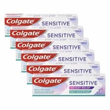 Image of Colgate Sensitive Instant Relief Repair + Enamel Strength Toothpaste 6x75ml