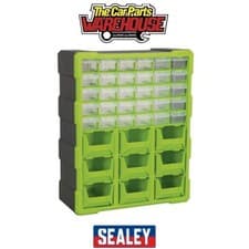 Image of Sealey APDC39HV Cabinet Box 39 Drawer - Green/Black