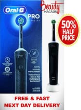 Image of Pro Vitality Electric Oral-B Toothbrush Black | 3 Modes UK Plug