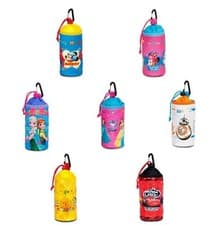 Image of Disney FROZEN MINNIE MICKEY PRINCESS CARS Water Bottle Cover Case Bike Scooter