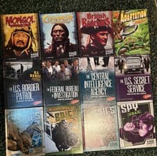Image of Childrens Book Lot School Books Hardcover Jets Mongols Spy Comanches Military