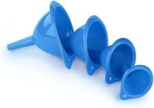 Image of Chef Aid Set of Funnels, Colours May Vary