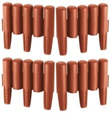 Image of NEW GARDEN FENCE EDGES BORDER LAWN GARDEN PLANT FLOWER BED PATH EDGING FENCES