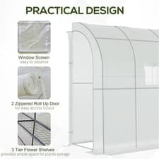 Image of Heavy-Duty Walk-in Mini Greenhouse – UV Protected Garden Shelter