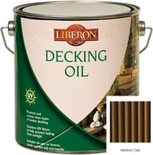 Image of Liberon UV Decking Oil Timber Protection Exterior Water Resistant 2.5L 5L