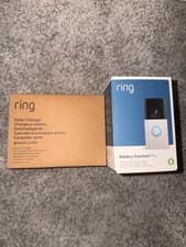 Image of Brand New Ring Battery Video Doorbell Pro + Solar Charger (2nd Gen)