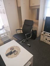 Image of Dams Florence High Back Executive Chair - Black Leather Faced